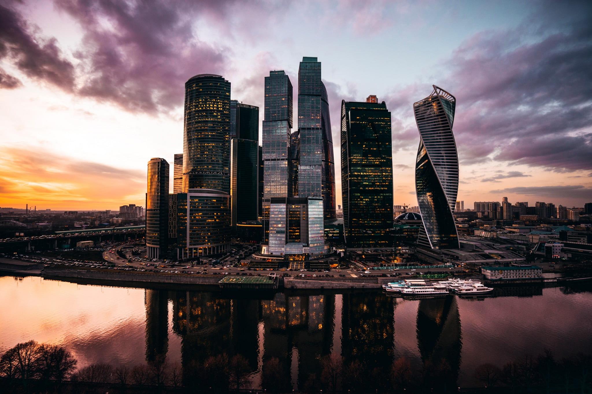 Moscow City. Photographer Sergey Oslopov